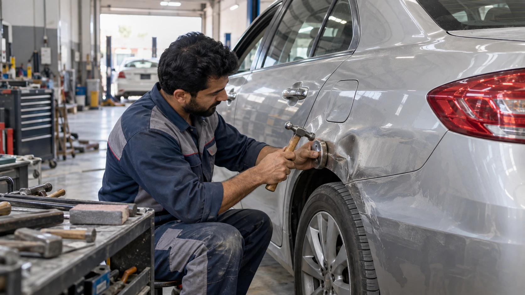 You are currently viewing Car Body Repair in Sharjah: Dent, Scratch, and Accident Repair